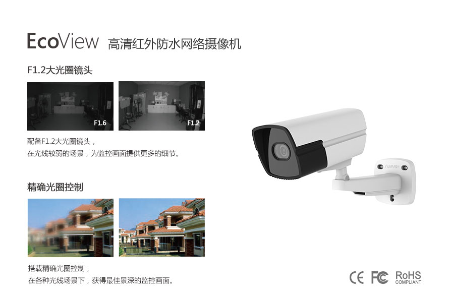 EC4502-IR(E)B 200萬像素高清防水網絡攝像機